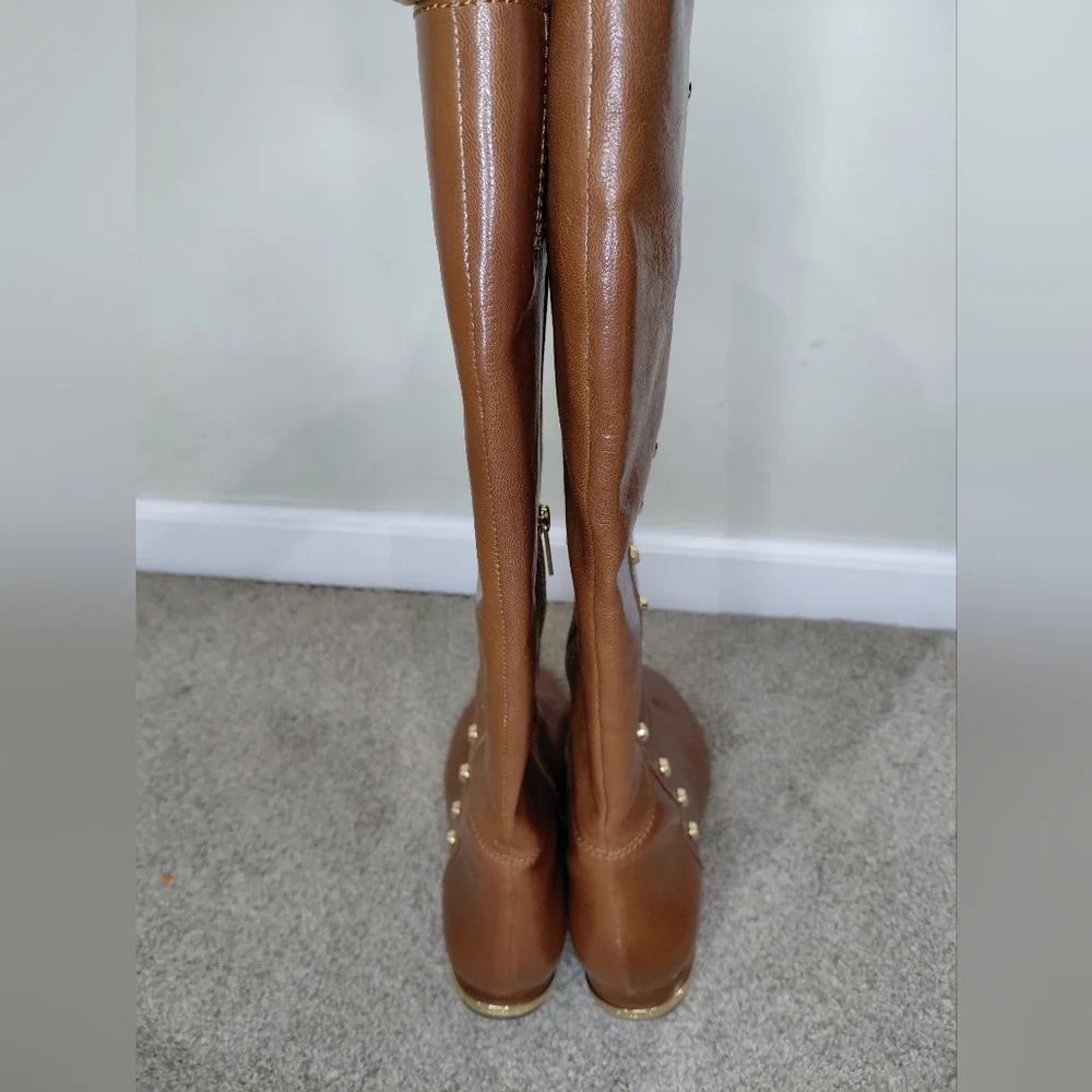 Michael Kors Women Size 9.5M Tan Leather Boots